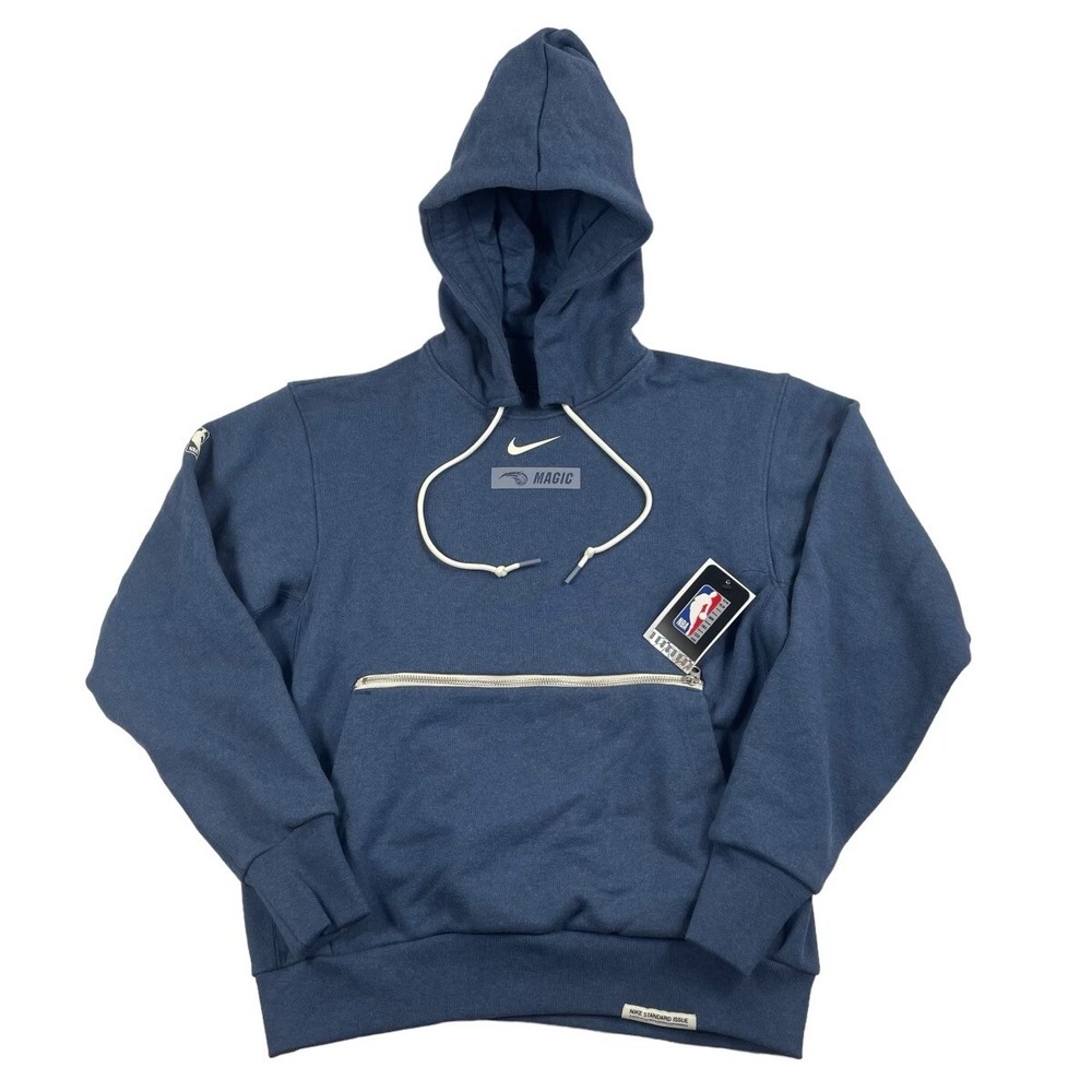 Nike Orlando Magic Engineered Blue Kangaroo Pocket Mens Hoodie DN7898-437 Size S